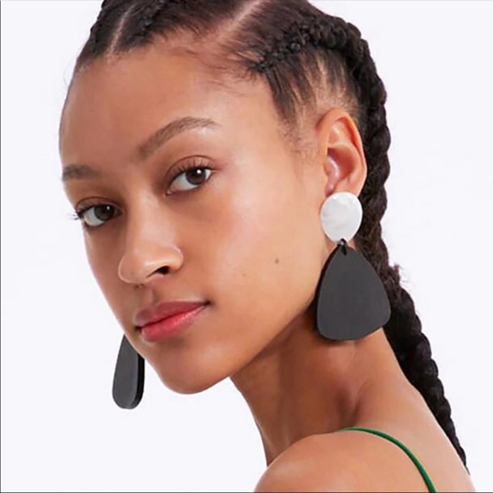 Zara Style Large Statement Earrings - Picture 2 of 5